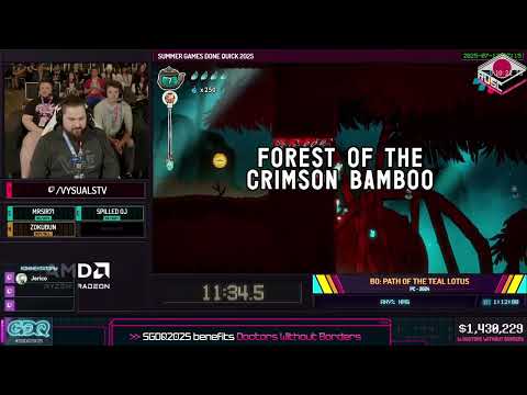 Видео: RU Bō: Path of the Teal Lotus Any% NMG от @Vysuals   #SGDQ2025
