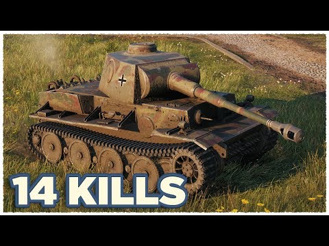 Видео: VK 36.01 (H) • 14 ФРАГОВ за БОЙ • WoT Gameplay