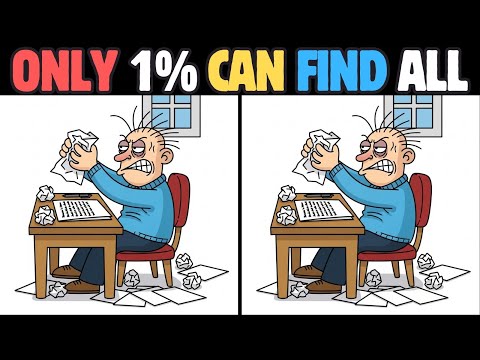 Видео: Только 1% может найти все 15 отличий! ⚡🎯 #323