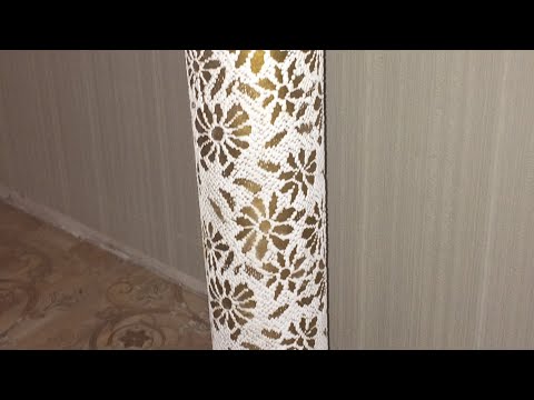 Видео: ВАЗа напольная из трубы от линолеума.Декоративная шпаклевка.