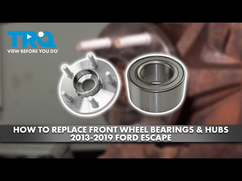 Видео: Как заменить передние ступичные подшипники и ступицы Ford Escape 2013–2019 годов