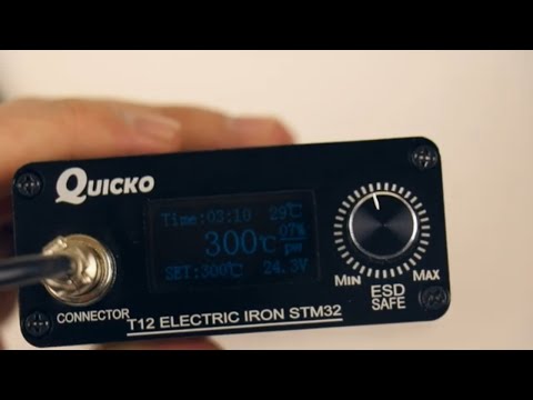 Видео: Паяльник Quicko STM32 на жалах Hakko T12 + Итоги конкурса!!!