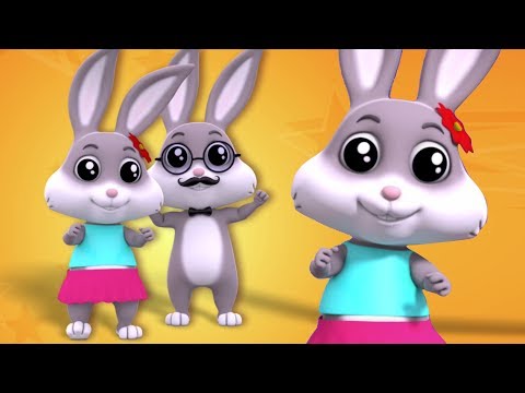 Видео: кролик палец семья | Рифмы для детей | Дошкольная песня | 3D Nursery Rhymes | Rabbit Finger Family