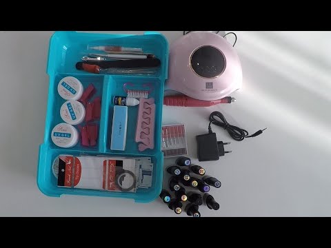 Видео: РАСПАКОВКА СТАРТОВОГО НАБОРА ДЛЯ МАНИКЮРА AliExpress ЗА 20$