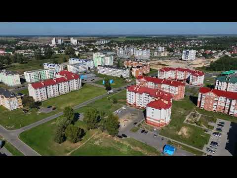 Видео: Полет  над городом  Жабинка 