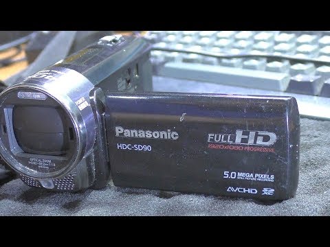 Видео: Нет фокуса / Выпадает в ошибку. Видеокамера Panasonic HDC-SD90