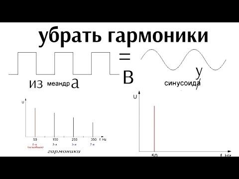 Видео: Сделать круглым квадрат! или как выжать синус из меандра...