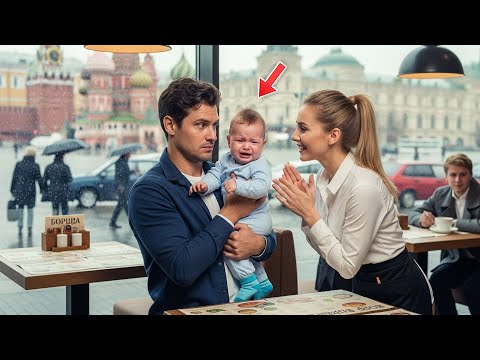 Видео: Ребёнок миллионера громко плакал в кафе — пока бедная официантка не сделала то, чего не ждал никто.