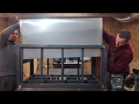 Видео: Нержавеющий короб для коптильни.