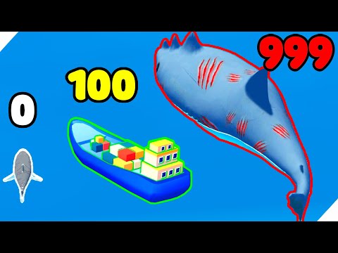 Видео: ЭВОЛЮЦИЯ АКУЛЫ МОНСТРА ПОЖИРАТЕЛЯ! Shark Master