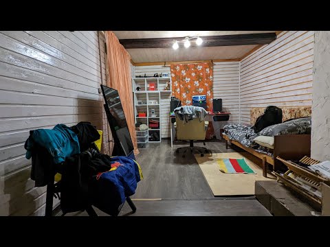 Видео: Купил дом в деревне. ВСЕ МЕРЗНЕТ! Но я покрасил дом внутри и он заиграл новыми красками! / Арстайл /