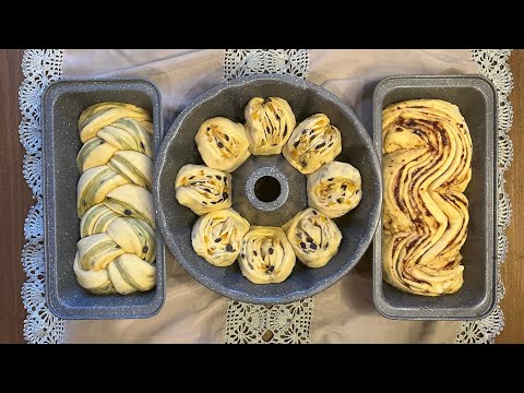 Видео: Красиви козунаци за Великден (easter bread) #cooking #easterbread  #dough #козунак #пекарь #тесто