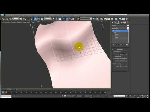Видео: Spline surface в 3D MAX, создание кольца и полотенца