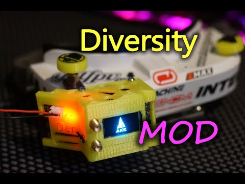 Видео: AKK Diversity MOD Eachine ev100 Лучший мод.