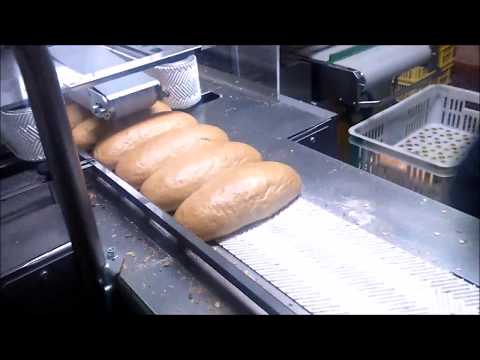 Видео: Линия для нарезки и упаковки хлеба