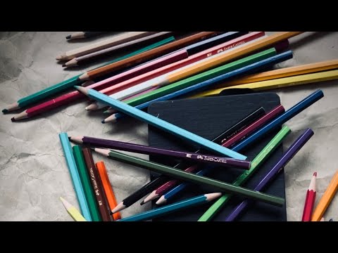 Видео: Sketchbook.  60 рисунков карандашами