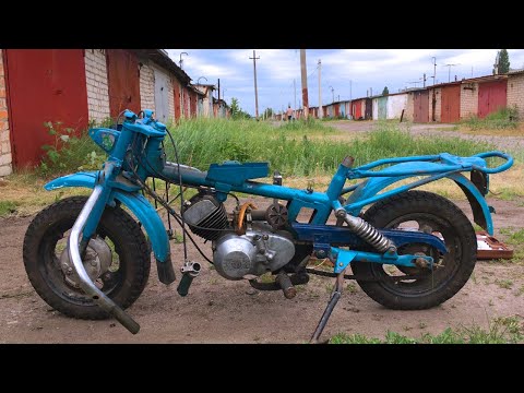 Видео: USSR mini motorbike restoration FULL | Полное восстановление советского мини-мопеда Рига 30