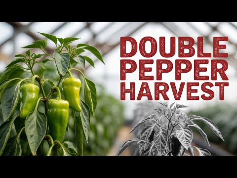 Видео: Зимние перцы: удвойте урожай в следующем году!