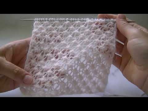 Видео: НЕЖНЫЙ АЖУРНЫЙ УЗОР СПИЦАМИ.