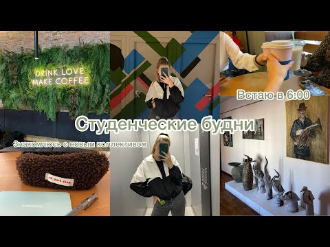 Видео: Vlog: первые учебные дни в институте ✏️📓