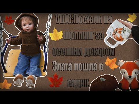 Видео: Vlog:День с двумя реборнами🍂Злата пошла в садик🧸Поехали с Матвеем на осенний шоппинг✨Сходка🍁