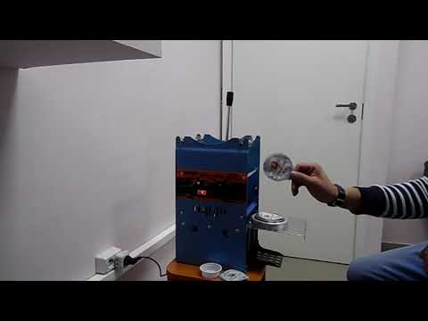 Видео: Запайщик стаканов и лотков ручной