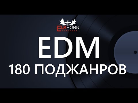 Видео: Основные жанры и поджанры электронной музыки |  Main genres and subgenres EDM