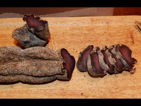 Видео: # 23 Как сделать БАСТУРМУ или вяленую ПОЛЕНДВИЦУ из мяса Косули? Рецепт бастурмы.
