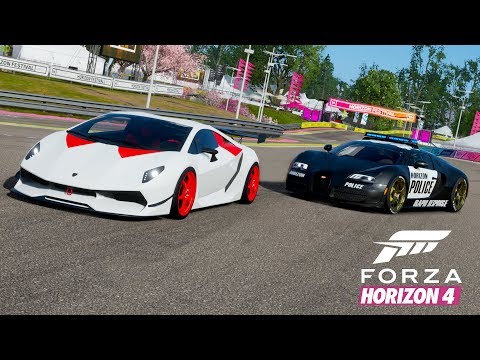 Видео: ЧЕРТ ЗА МНОЙ ГОНИТСЯ BUGATTI КАК ЖЕ ОТ НЕГО ОТОРВАТЬСЯ?! ПОЛИЦЕЙСКАЯ ПОГОНЯ В FORZA HORIZON 4!