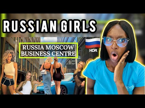 Видео: Прогулка по деловому району Москвы / Русские девушки и городская атмосфера 🔥