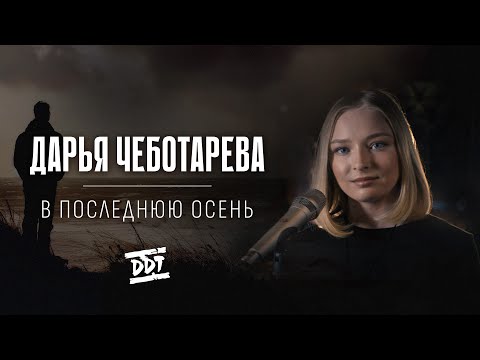 Видео: Дарья Чеботарева - В последнюю осень (ДДТ) [Кавер 2024, 4K]