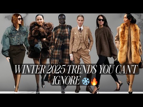 Видео: Модные тенденции зимы 2025, которые определят сезон | Что в тренде и что в тренде
