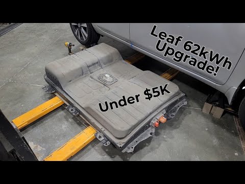 Видео: Обновление аккумулятора Nissan Leaf на 62 кВт·ч до 5 тыс. долларов