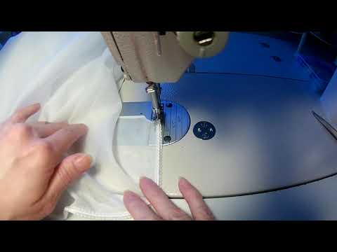 Видео: Пошив тюля с утяжелителем внизу #тюль #утяжелитель #штора