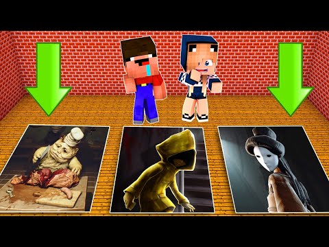 Видео: НУБ И ДЕВУШКА ПРО ПРОТИВ СТРАШНЫЕ ЯМЫ ПОВАР МАЛЕНЬКИЕ КОШМАРЫ ХОЗЯЙКА В МАЙНКРАФТ LITTLE NIGHTMARES