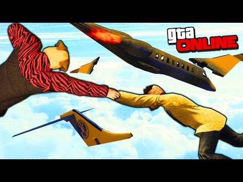 Видео: ЭПИЧНОЕ СПАСЕНИЕ ДРУГА ЗА РУКУ ВО ВРЕМЯ ПАДЕНИЙ ТЕХНИКИ В GTA 5 ONLINE