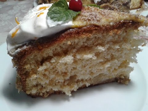 Видео: ЯБЛОЧНЫЙ БИСКВИТ С АПЕЛЬСИНОВЫМ КУРДОМ!