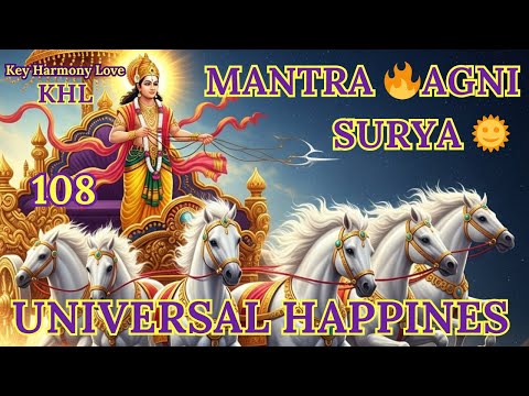Видео: MANTRA SURYA ☀️ AGNI 🔥 Universal Happiness, Peace & Energy Power 🕉️Энергия, Мир, Гармония и Счастье