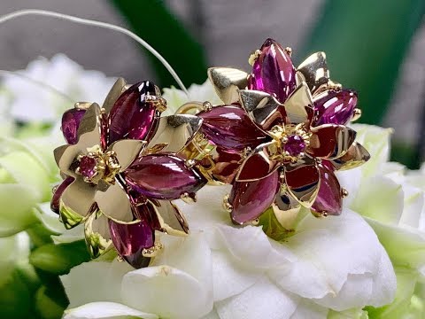 Видео: MAGIC STONES JEWELLERY ГРАНАТ АЛЕКСАНДРИТ ЦИТРИН ДЫМЧАТЫЙ КВАРЦ ЛОНДОН ТОПАЗ