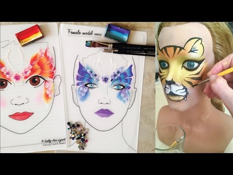 Видео: Весёлая практика аквагрима без детей! — Аквагрим — это просто, ЧАСТЬ 7