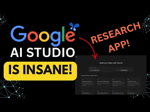 Видео: Новое БЕСПЛАТНОЕ обновление AI Studio от Google — это просто СУПЕР! Ваше собственное исследовател...