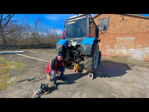 Видео: ❌Як він вже мене замучив🥲заміна сальника ВОМа на мтз 82❗️