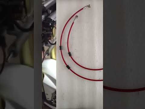 Видео: Джиксер 750 К5 армовані гальмівні шланги Hel