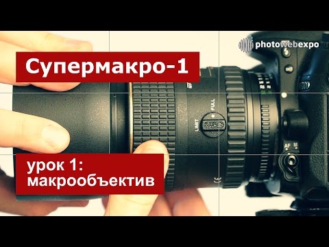 Видео: Супер макро: урок 1, макрообъектив