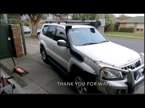 Видео: Как установить шноркель на LANDCRUISER PRADO 120