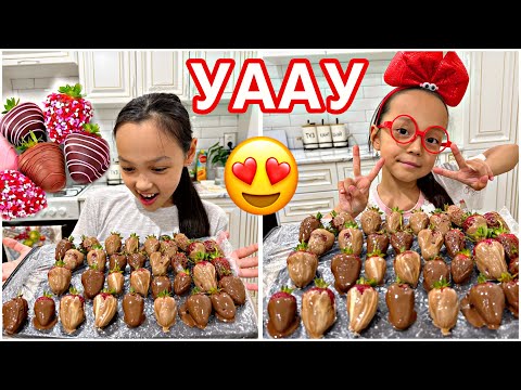 Видео: КЛУБНИКА В ШОКОЛАДЕ ЖАСАЙЫНШЫЫ😋🤷‍♀️👍🏻🎥🍓