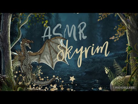 Видео: АСМР 🌙 Ночная прогулка по Скайриму 🌙