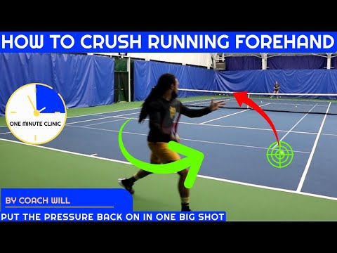 Видео: Как сокрушить бегущий форхенд — ОДНОМИНУТНЫЙ МАСТЕРА