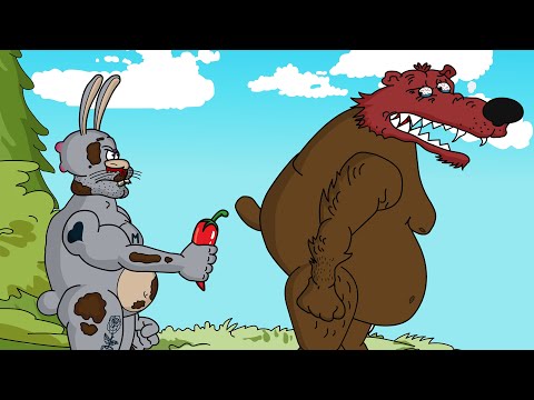 Видео: Анекдоты. Медведь и Волк в шоке! Такое НАКАЗАНИЕ от ЗАЙЦА никто не ожидал!