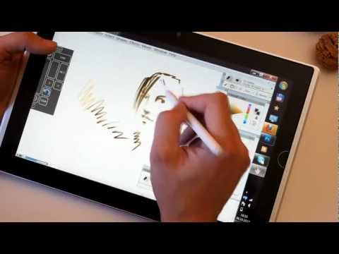 Видео: Samsung Note 10.1 обзор для художников. Review for drawing.